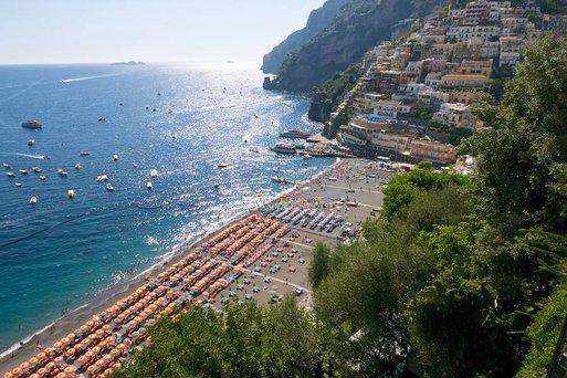 Playa Marina Grande en Positano